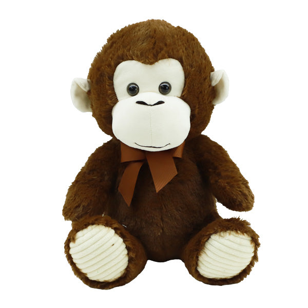 בובת קוף יושב פרווה 36 סמ