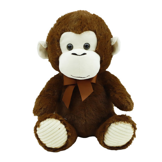 בובת קוף יושב פרווה 36 סמ