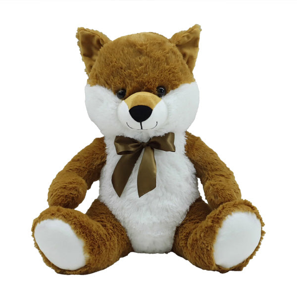 בובת שועל יושב פרווה 38 סמ