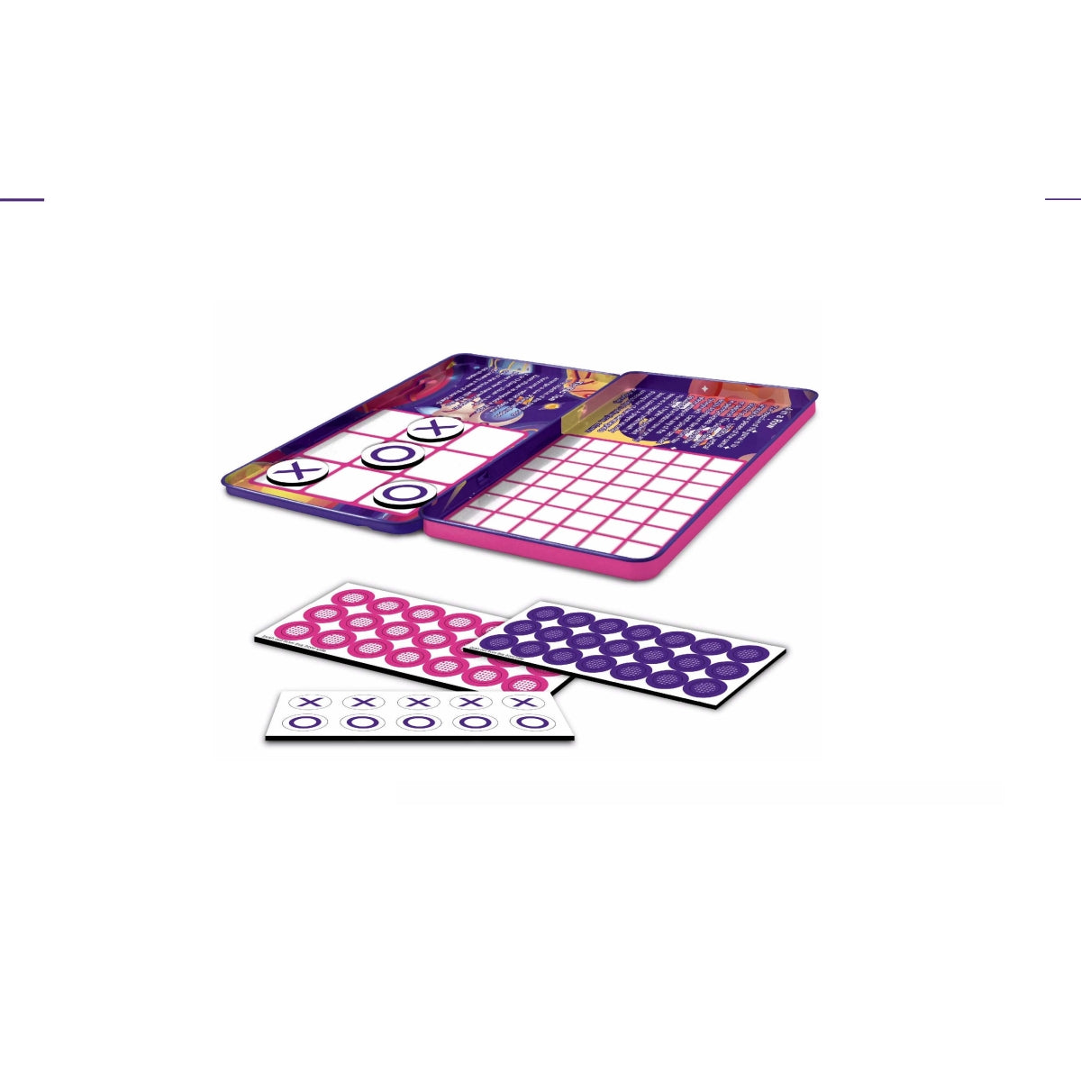 משחק דרך מגנטי איקס עיגול וארבע בשורה