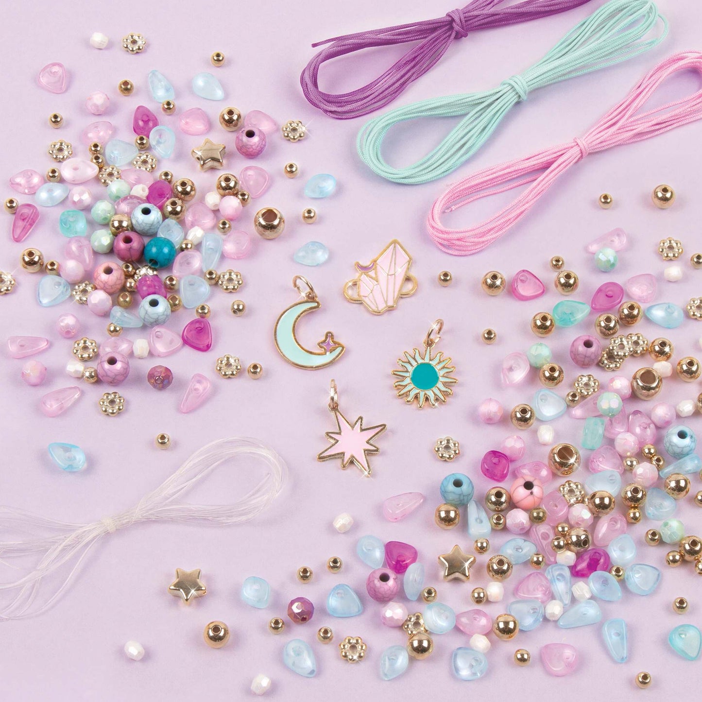 ערכת יצירה הכנת צמידי חרוזים 270 חלקים