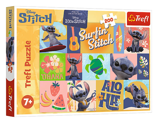 פאזל 200 חלקים הרפתקאות הוואי דיסני סטיץ'