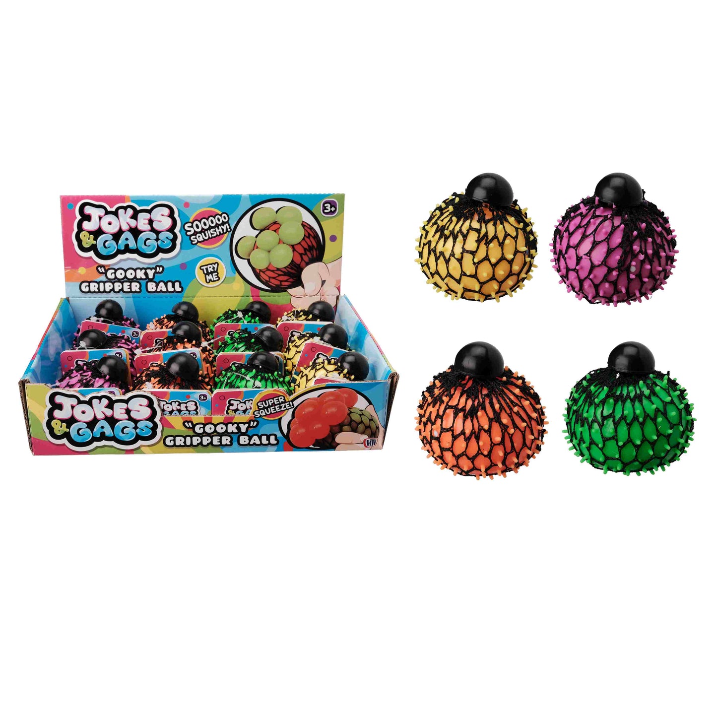 כדור לחיצה צבעוני