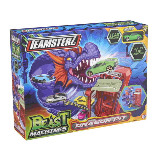 מסלול מכוניות דרקון עם מכונית