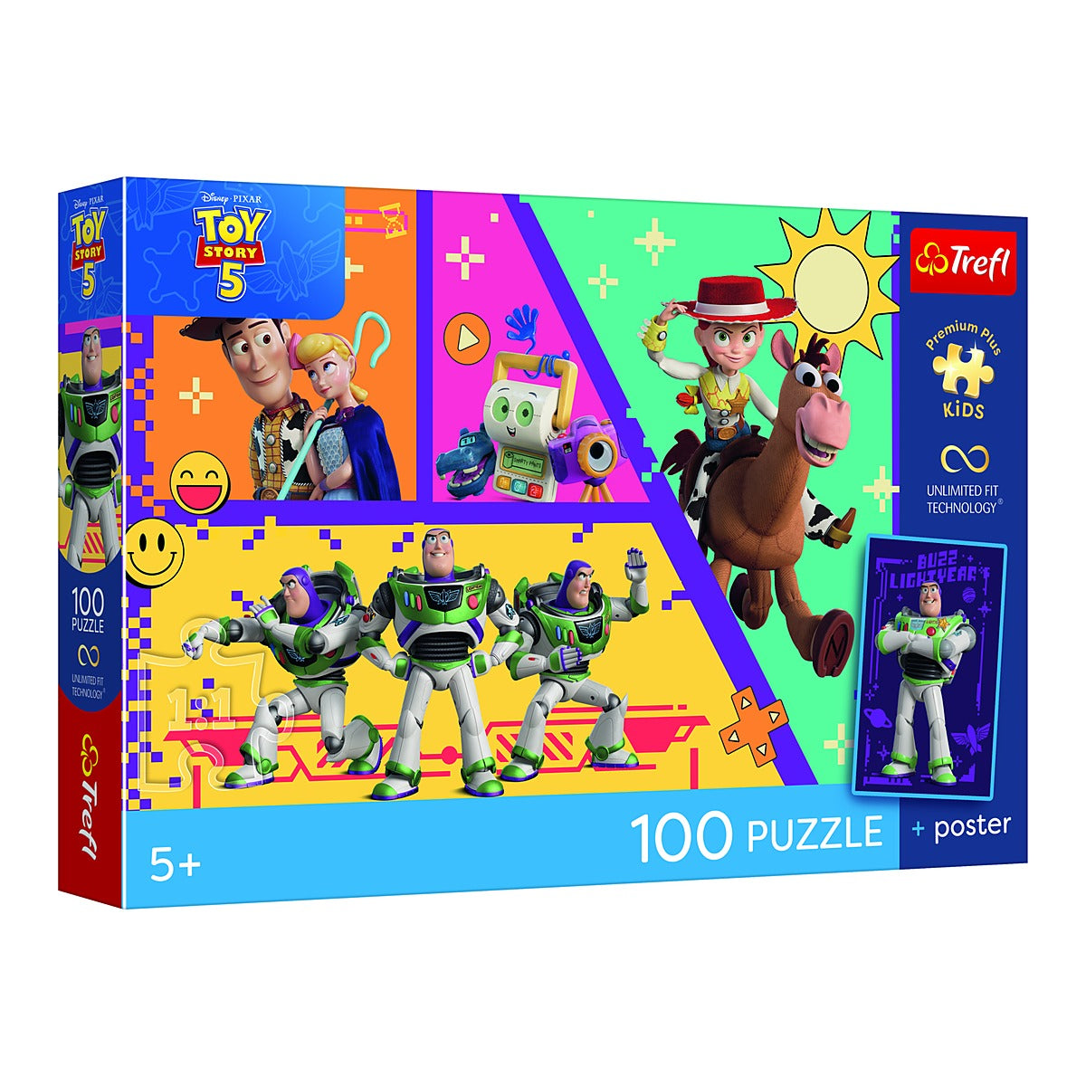 פאזל 100 חלקים צעצועים בפעולה צעצוע של סיפור