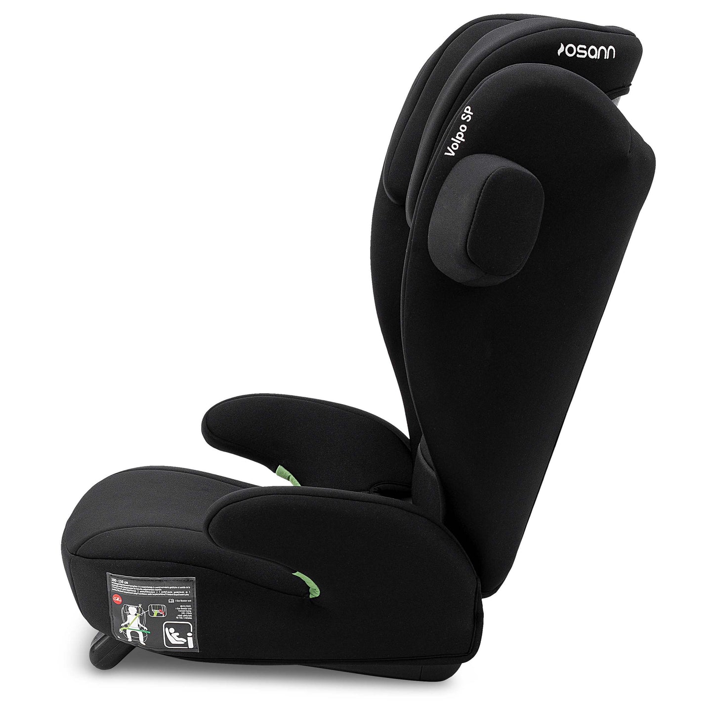 בוסטר גב לרכב שחור VOLPO