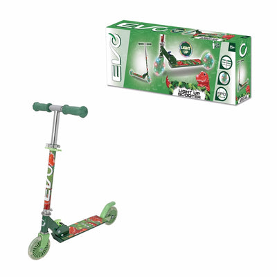 Green Dinosaur 2-Wheel Folding Scooter