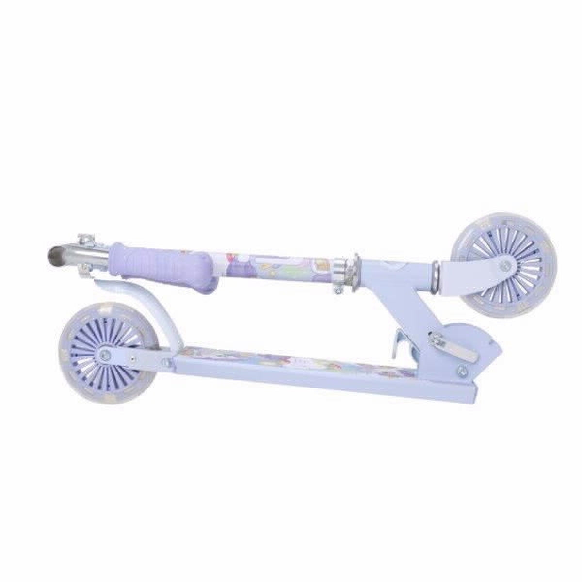 קורקינט מתקפל 2 גלגלים חד קרן סגול