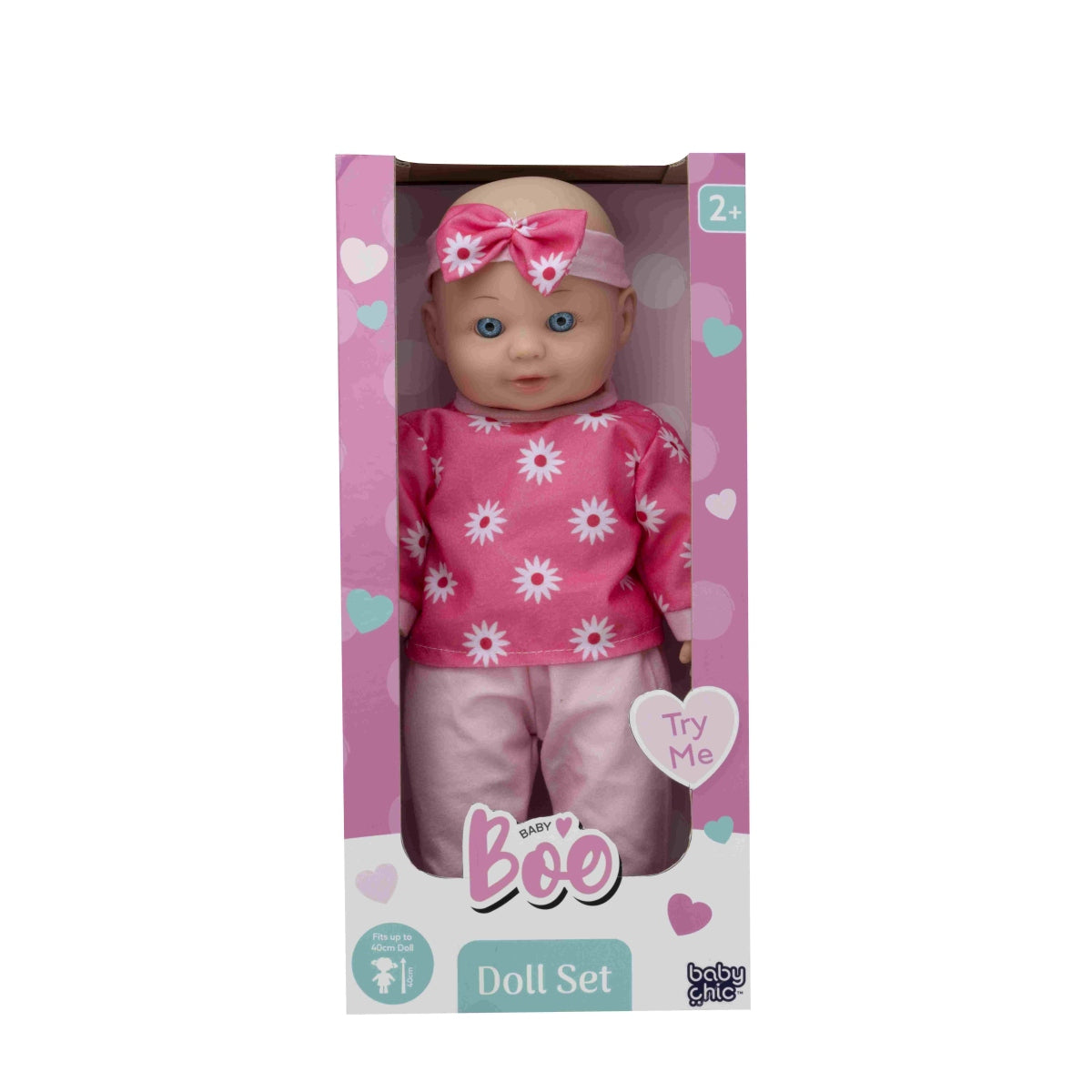 בובה עם אפקטים קוליים 40 סמ פרחים