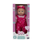 Doll with sound effects, 40 cm, hearts