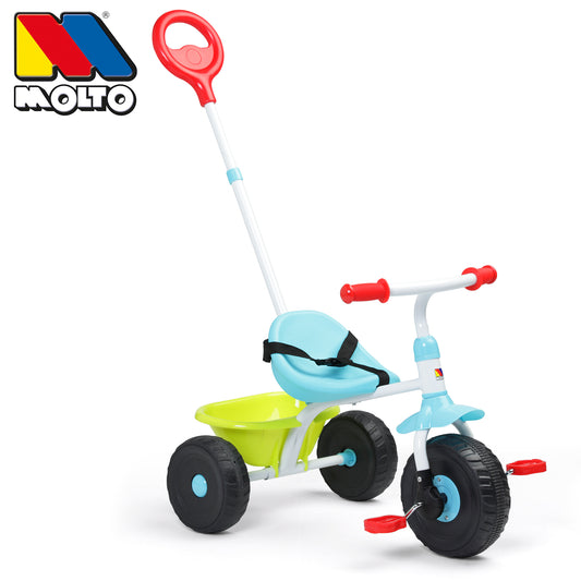 תלת אופן כחול 3 ב1