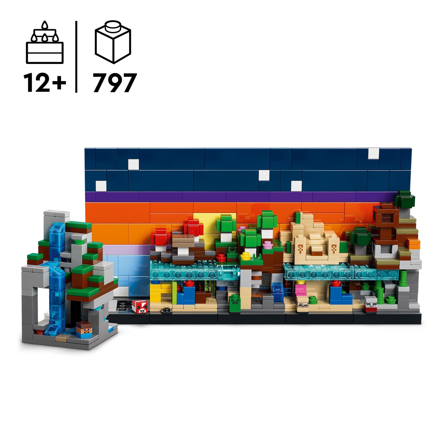לגו מיינקרפט מיני ביומים  21589