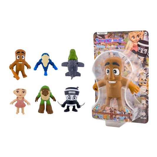 בובה נמתחת גיבור על איטלקי 14 ס"מ מגוון