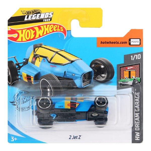 הוט ווילס מכונית בודדת צבע צהוב ותכלת