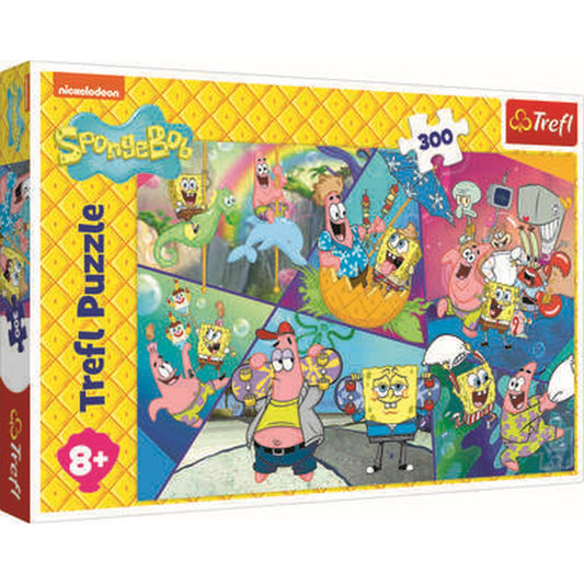 פאזל 300 חלקים בובספוג