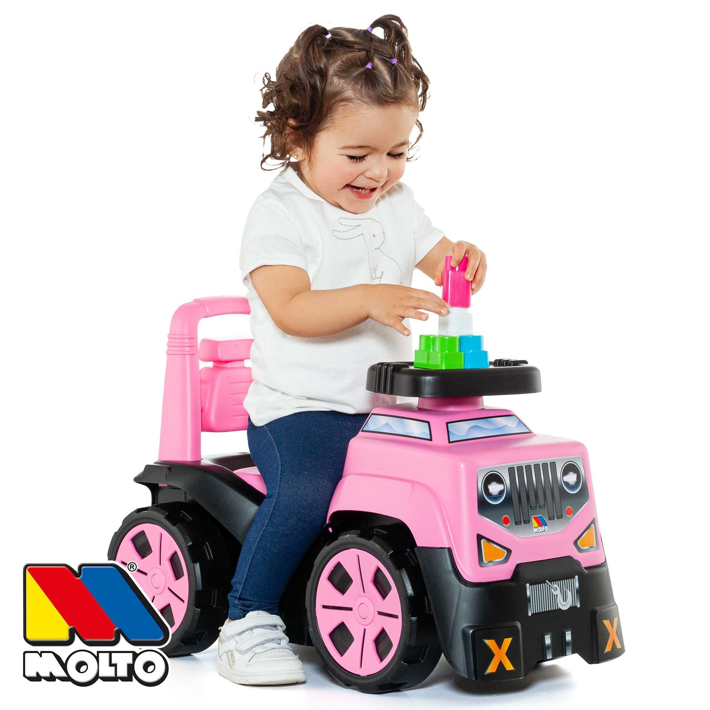 בימבה גיפ ורודה עם 10 בלוקים