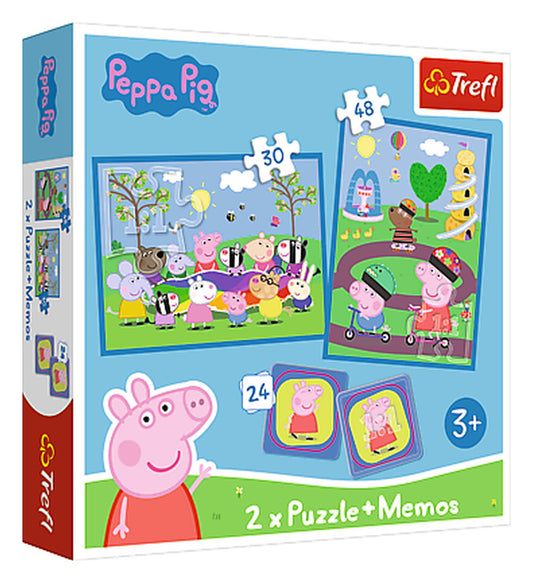 פאזל ומשחק זיכרון  פפה פיג