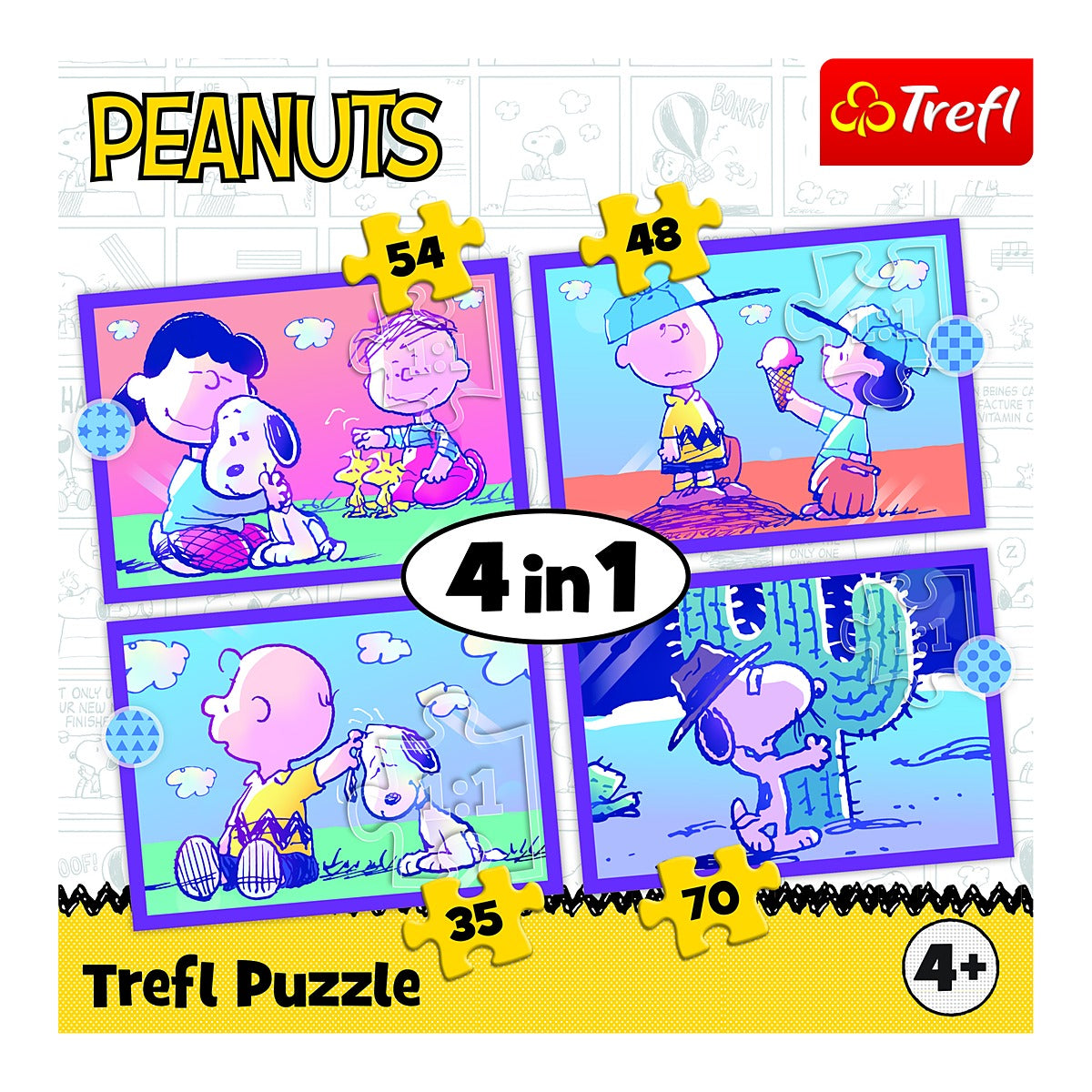 פאזל 4 ב1 כיף עם סנופי