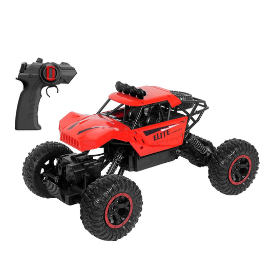 מכונית שטח 1:16 4X4 קראולר שלט 2.4G כולל טעינה - אדום