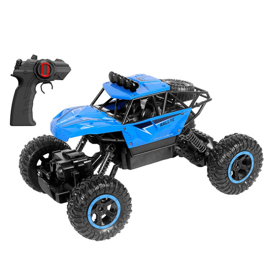 מכונית שטח 1:16 4X4 קראולר שלט 2.4G כולל טעינה - כחול