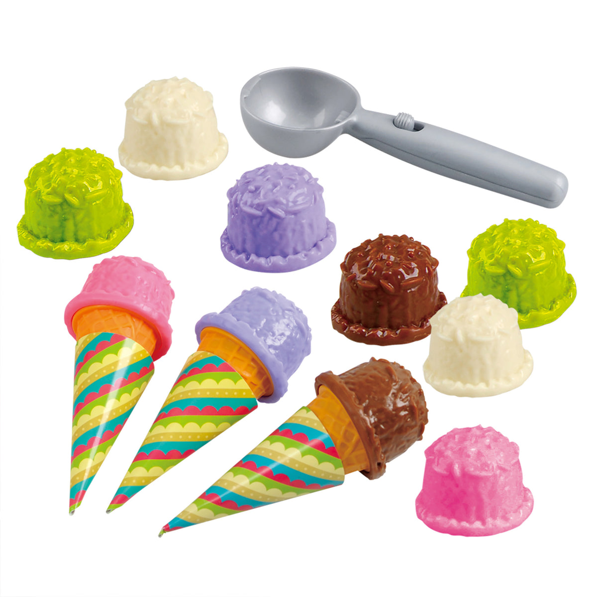 17 Piece Ice Cream Party Set