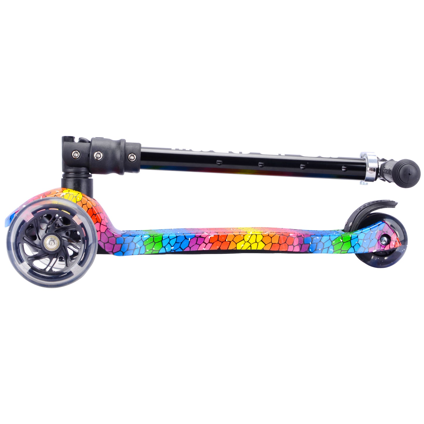 קורקינט 3 גלגלים מתקפל קריסטלים