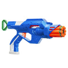Manual dart gun with a rotating barrel and 8 darts