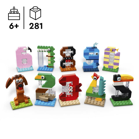 לגו אייקוניק מספרי גיל יום הולדת 40807
