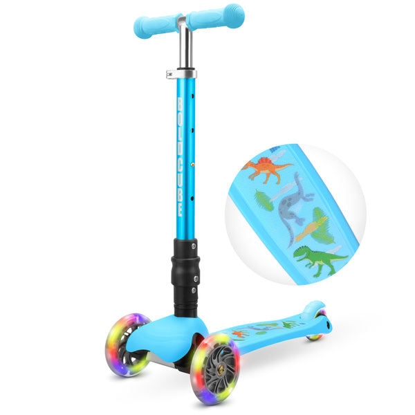 קורקינט 3 גלגלים מתקפל דינוזאור