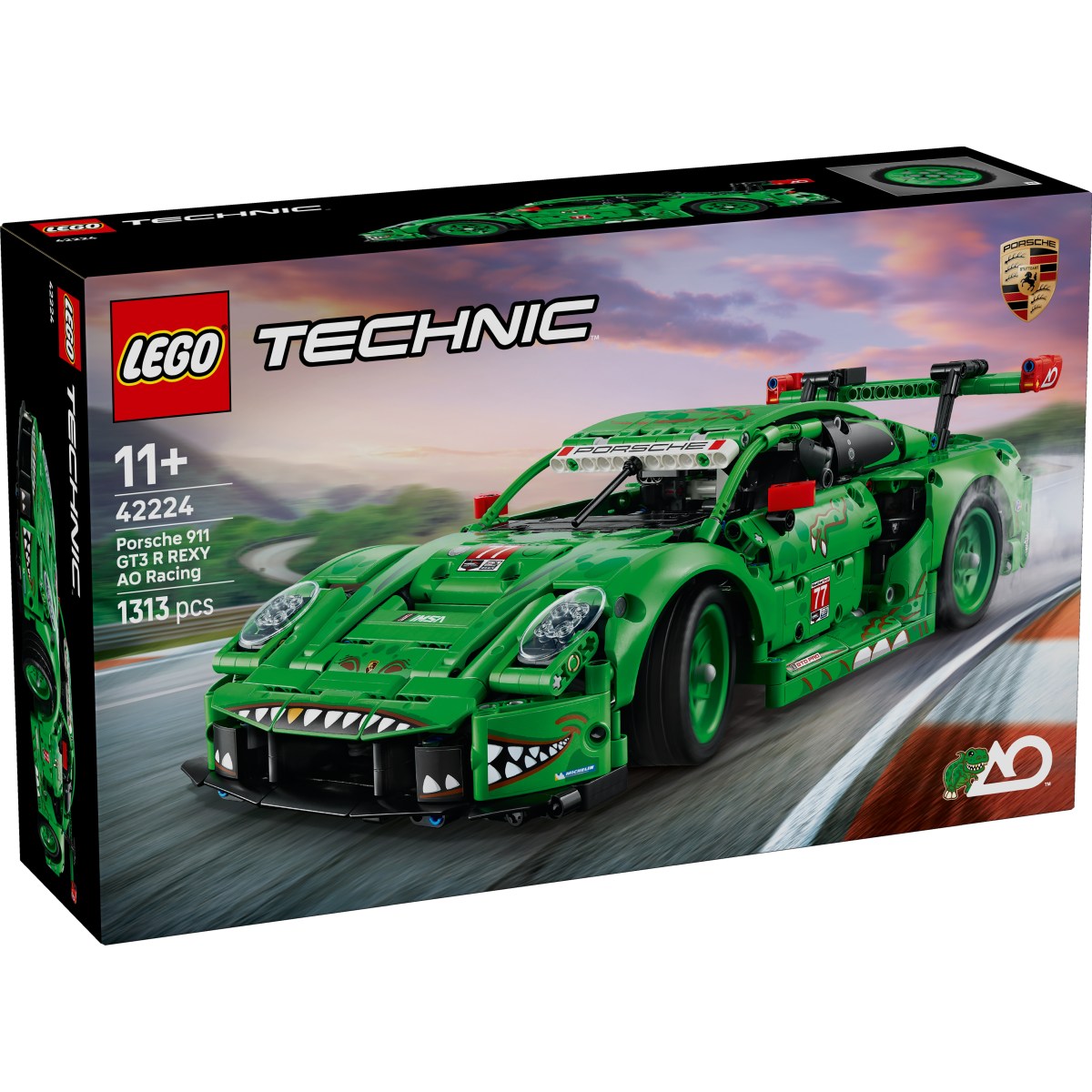 לגו טכניק מכונית מרוץ פורשה 42224  911 GT3 R