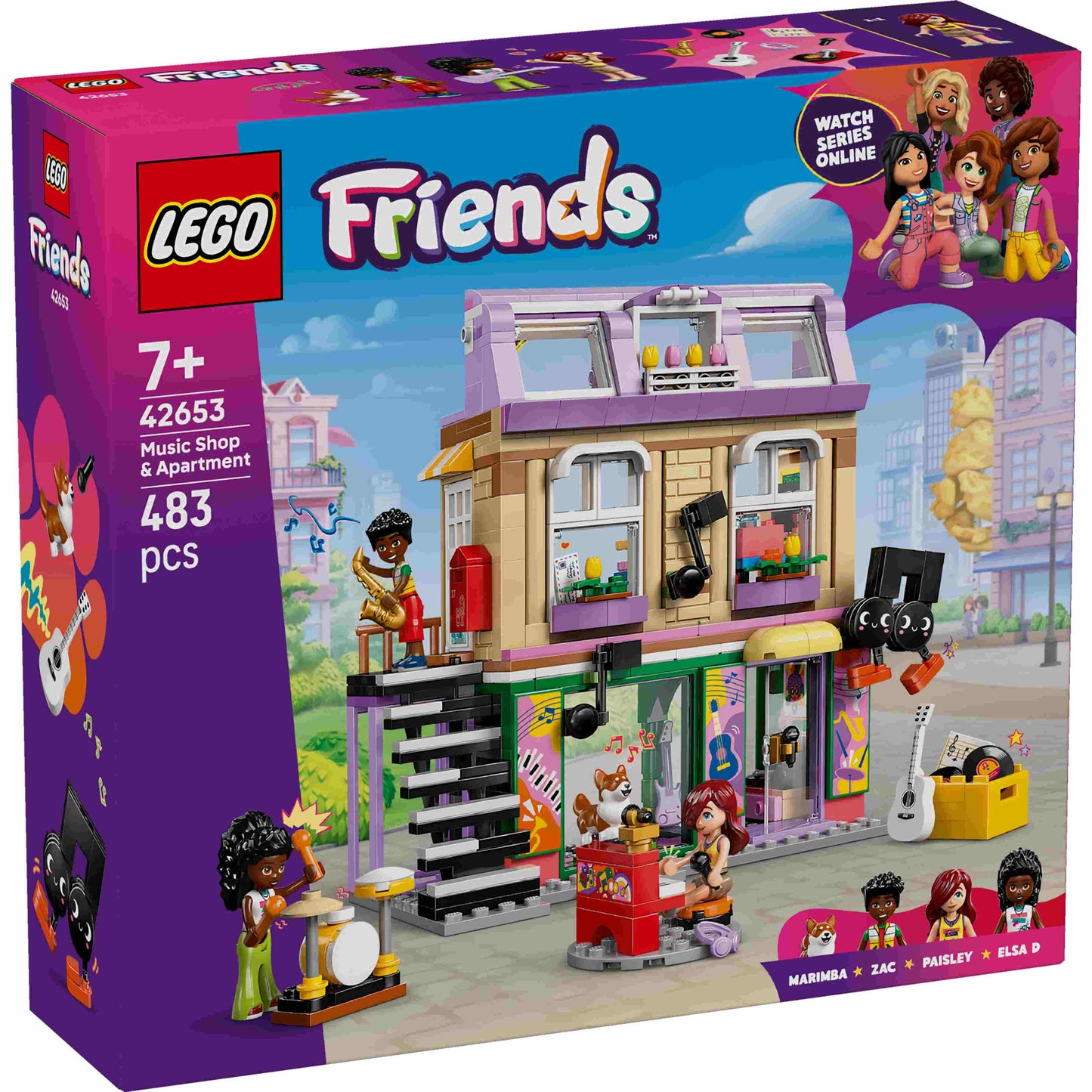 לגו חברות חנות מוסיקה ודירה 42653