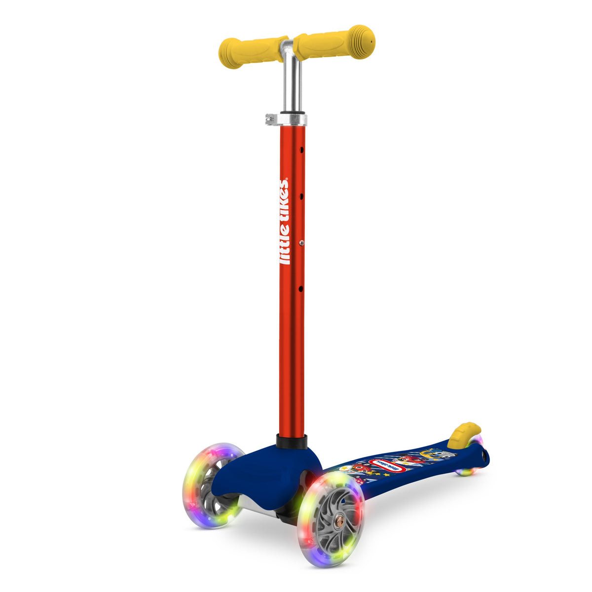 Red 3-wheeled scooter