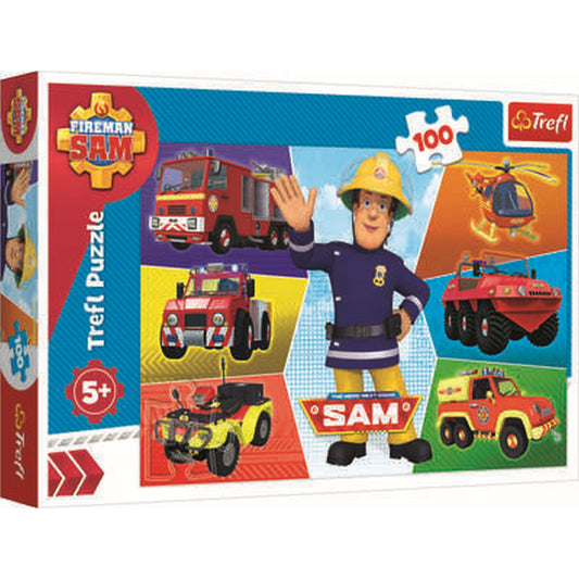 פאזל 100 חלקים מכוניות סמי הכבאי