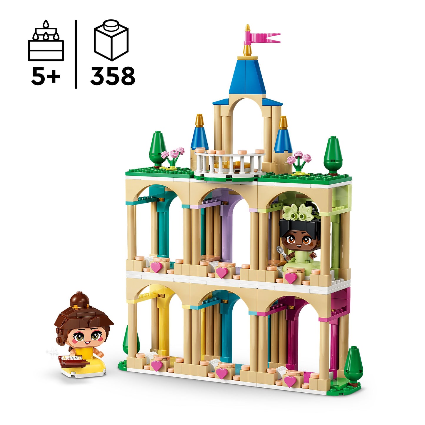 LEGO Disney Princess Mini Disney Castle Belle and Tiana 43291
