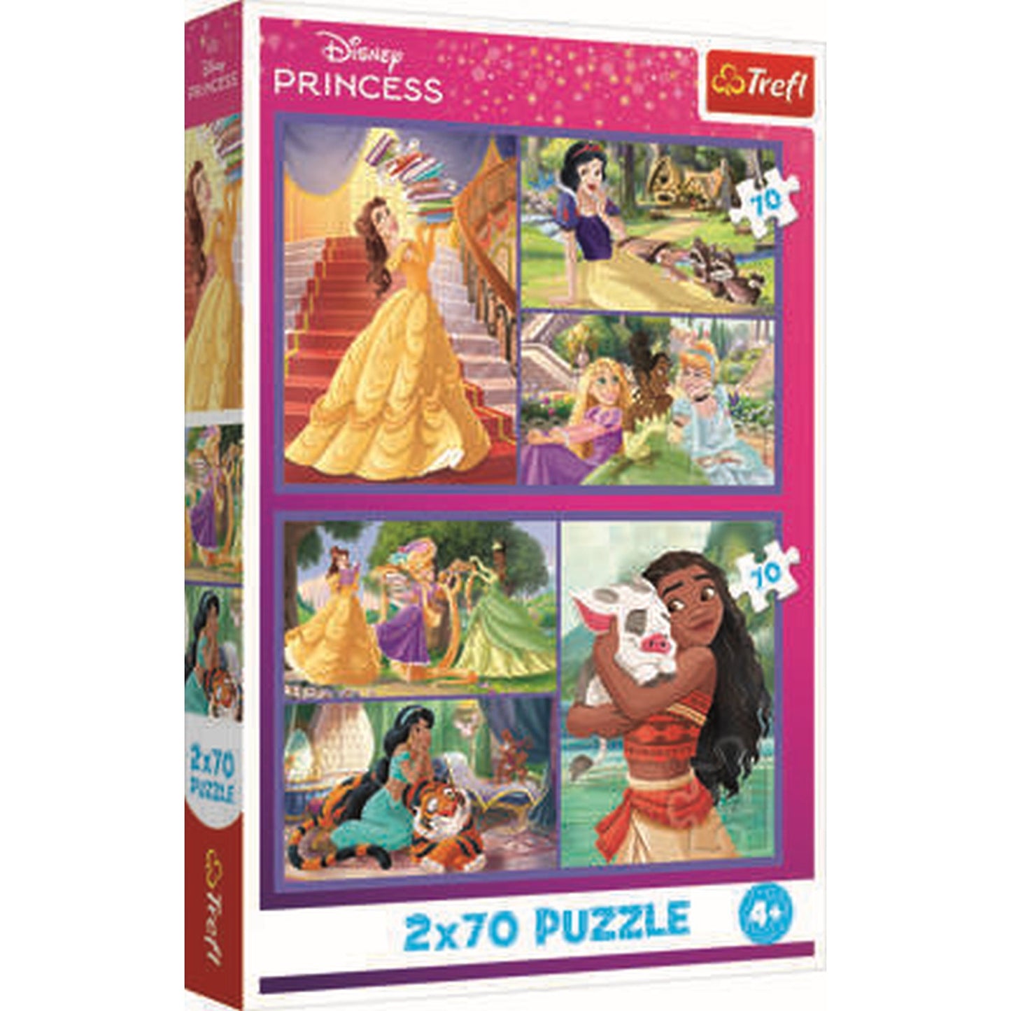 2 פאזלים 70 חלקים דיסני נסיכות