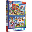 2 פאזלים 70 חלקים פאו פטרול