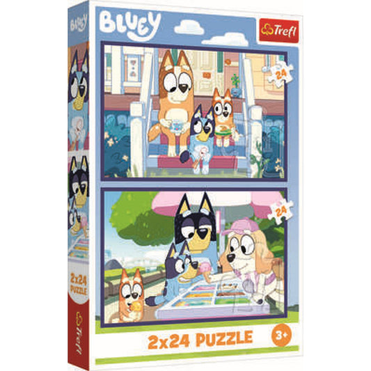 2 פאזלים 24 חלקים בלואי