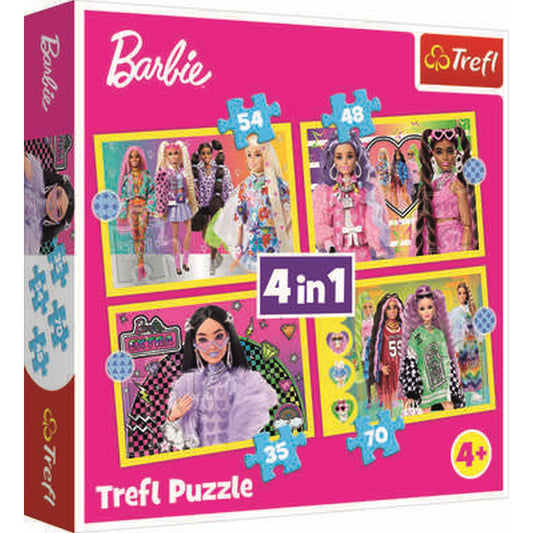 פאזל 4 ב1 העולם המאושר של ברבי