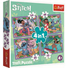 פאזל 4 ב1 דיסני לילו וסטיץ'