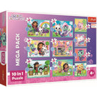 פאזל 10 ב1 בעולם בית הבובות של גבי