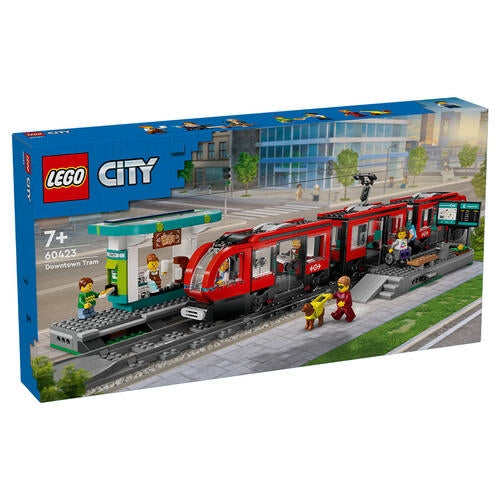 לגו סיטי חשמלית ותחנה במרכז העיר 60423