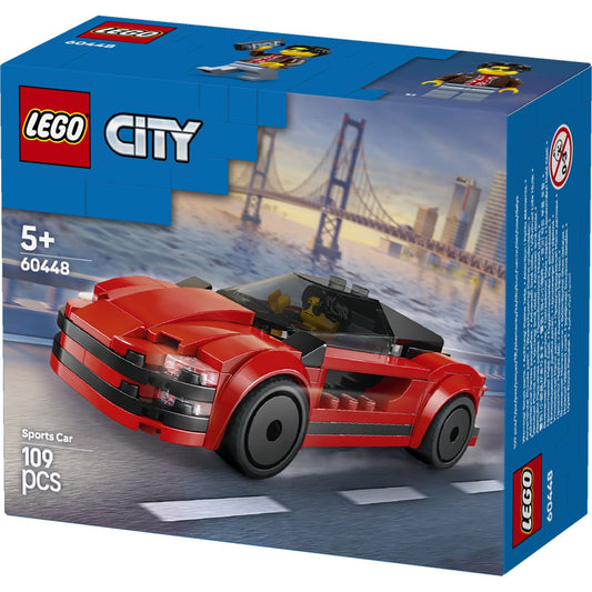 לגו סיטי מכונית ספורט אדומה 60448