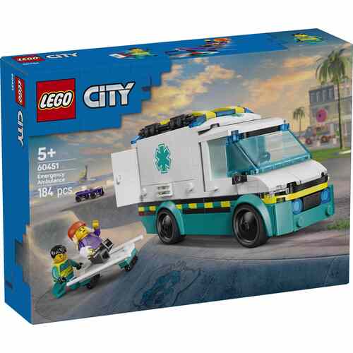 לגו סיטי אמבולנס לשעת חירום 60451