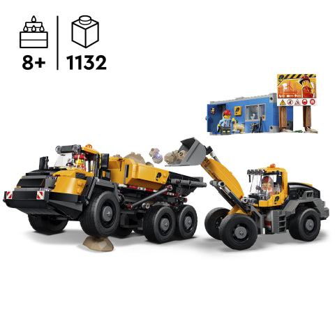 לגו סיטי משאית עפר ומעמיס קדמי 60494