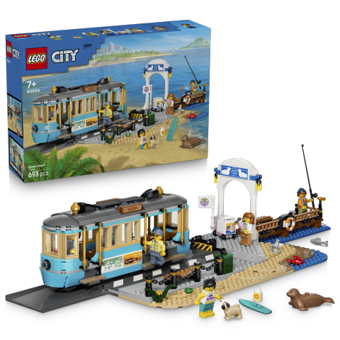 לגו סיטי חשמלית רחוב קלאסית לחוף הים 60506