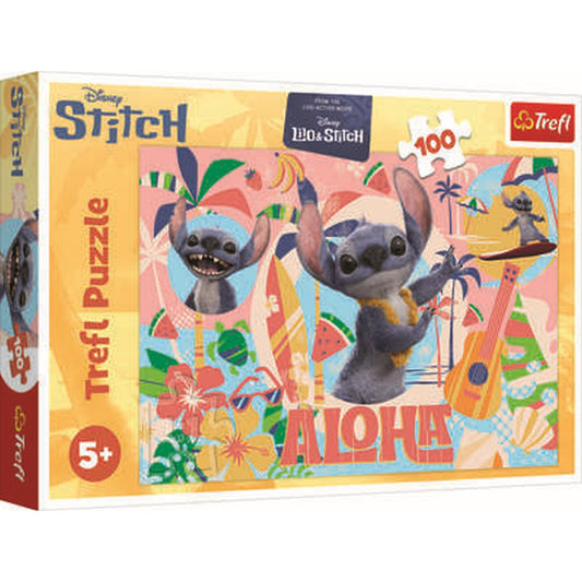 פאזל 100 חלקים  סטיץ' וחברים בפעולה