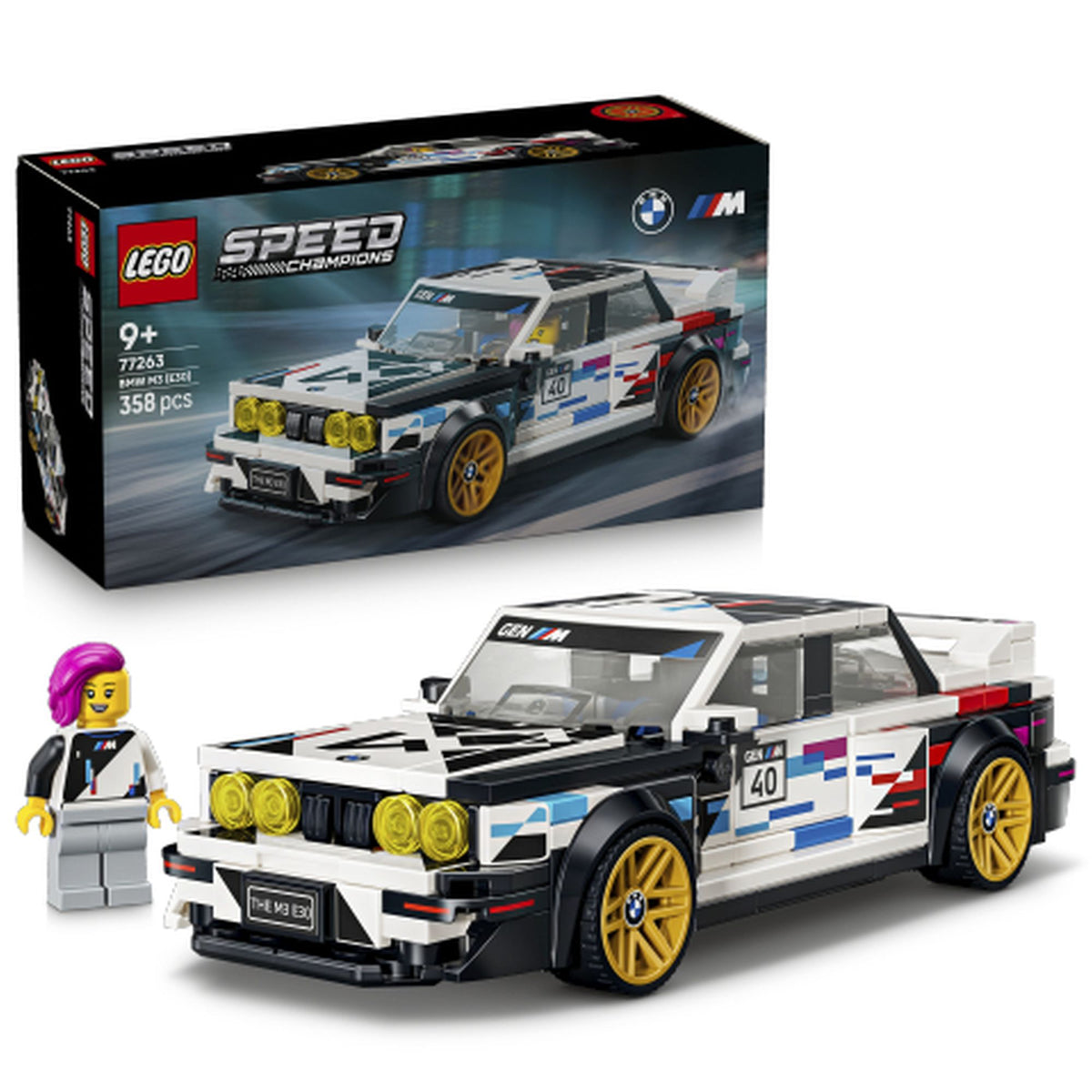 לגו ספיד צ'מפיונס – מכונית 77263 – (E30) BMW M3