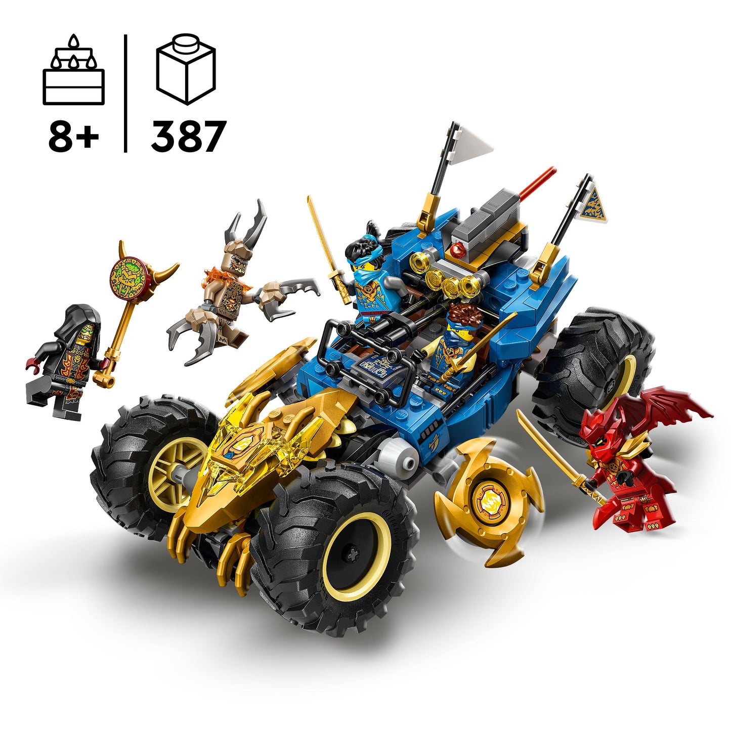 לגו נינגגו מכונית עם פונקציית שינוי צורה של ג'יי 71856