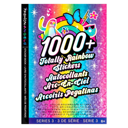 Rainbow sticker notebook