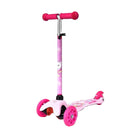3-wheeled scooter, inverted unicorn